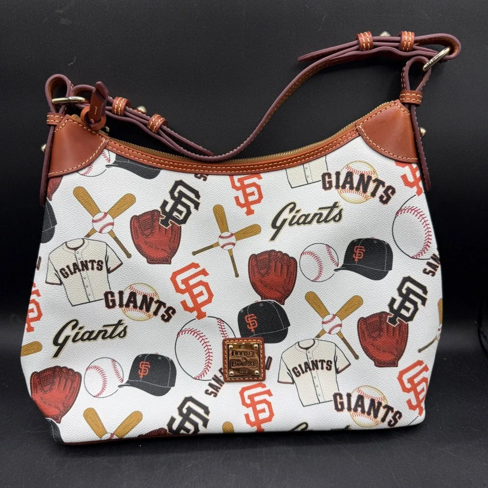 Dooney Bourke San Francisco Giants Game Day Hobo Bag Womens MLB Baseball Sporty